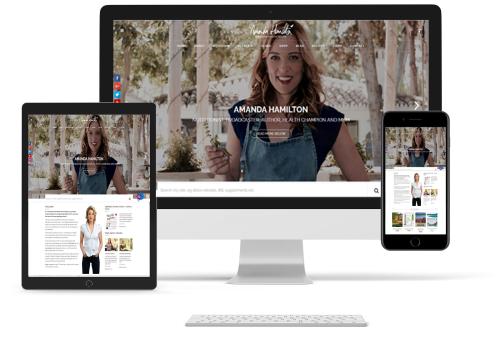 Amanda Hamilton e-commerce site