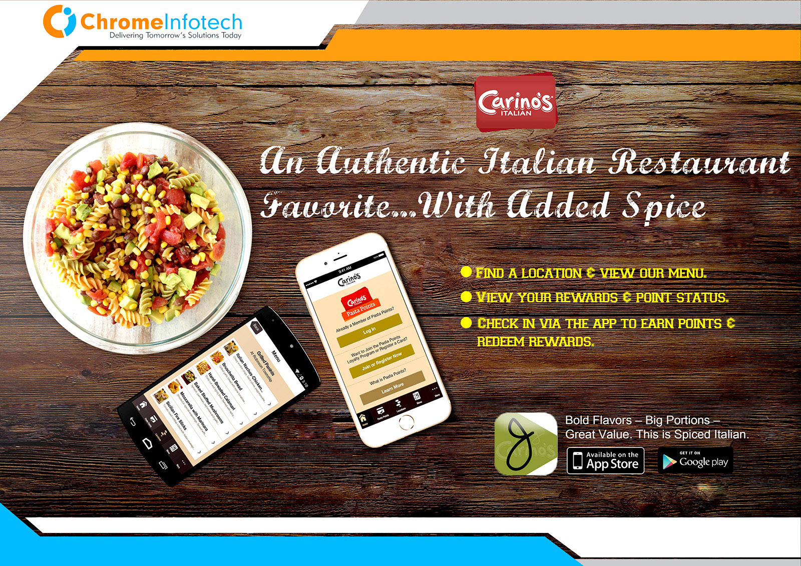 Carino's : Loyalty & Rewards App