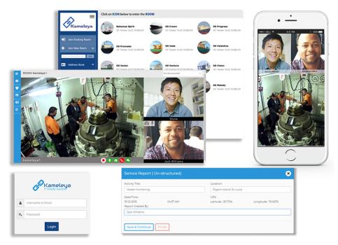 Kameleya - Remote Troubleshooting, Inspection and Service Report Automation for Shipping Vessels