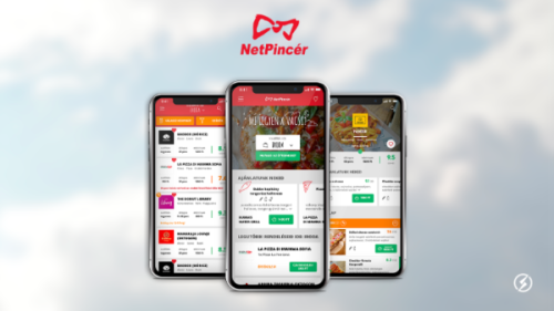NetPincér food ordering mobile app