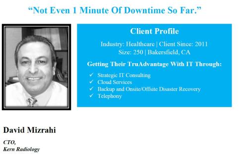 Client Testimonial from Kern Radiology