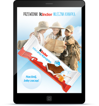 Kinder Milk Slice - RWD webpage