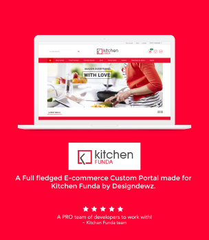 E Commerce Portal Designed & developed for Kitchen Funda