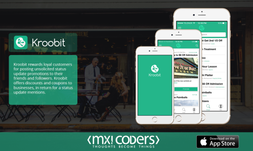 Kroobit for Restaurants - Reward a Customer who promote your business
