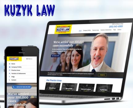 Web Development and Marketing for Kuzyk Law