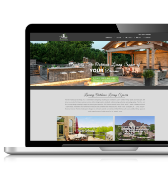 Web Design for Prairie's Hardscape & Design