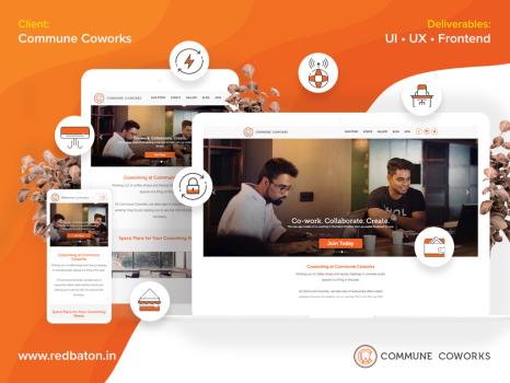UI, UX & Frontend for Commune Coworks