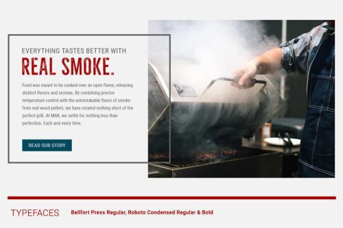 Mak Grills Website Redesign & Branding