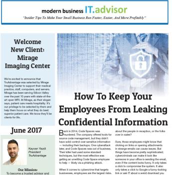 modern business  IT.advisor (our monthly printed & digital newsletter)