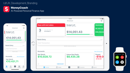 MoneyCoach - Personal Finance + AI