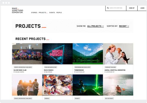Make Something Edmonton | Web Application
