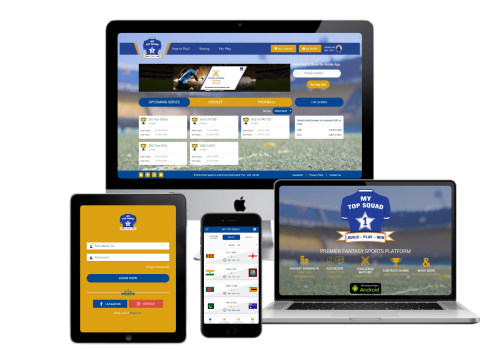 My Top Squad : FANTASY SPORTS Website & App