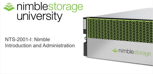 Nimble Introduction and Administration Certification