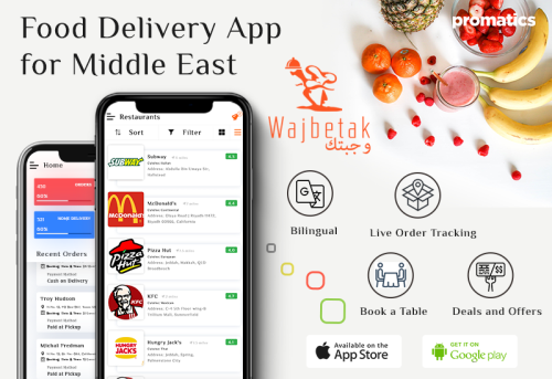 On Demand Food Delivery Mobile Apps