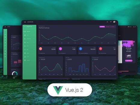 Free & premium Vue.js dashboards & templates