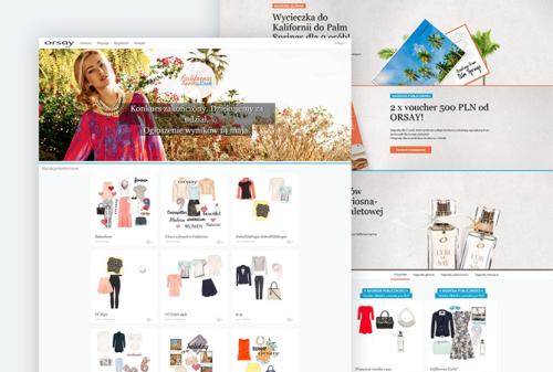 California Spring Look / iOS and Android apps, website and branding