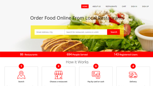 Hungry Belly : Web Portal  Android Mobile app iOS mobile app