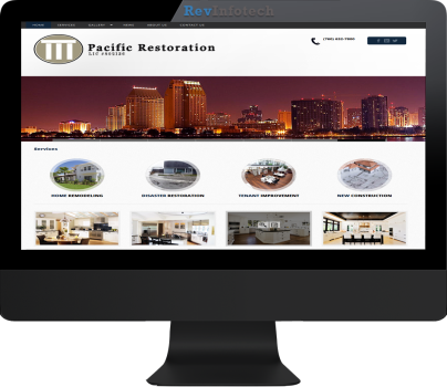 Pacific Restoration - Web Design