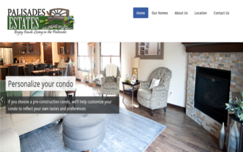 Palisades Estates: Website Redesign Project