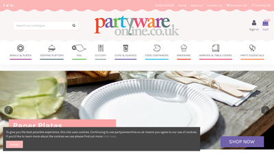 Partyware online