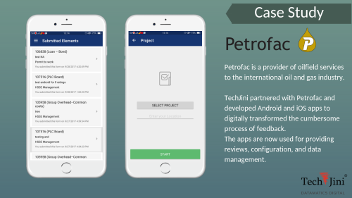 Petrofac: An intuitive App for Feedback
