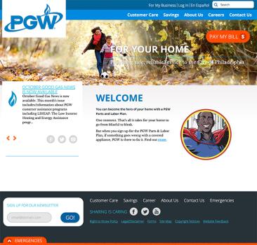 Philadelphia Gas Works Website