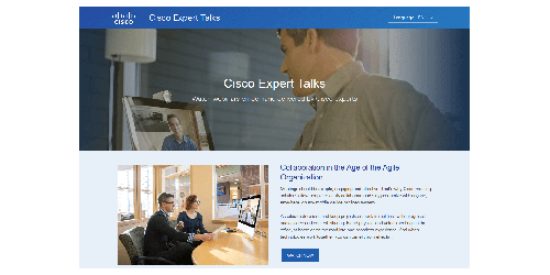 Cisco Expert Talks - b2b marketing platform