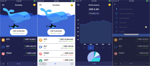 Mobile App for Coins’ Rate View