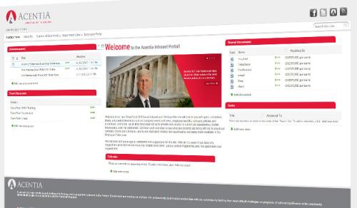 Acentia - SharePoint Intranet Portal