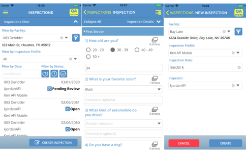 Mobile inspection tool