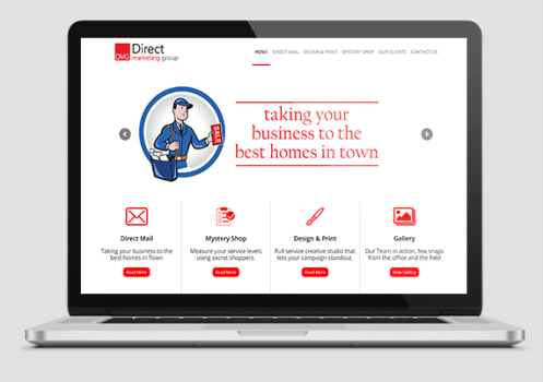 Website Development for Direct Marketing Group