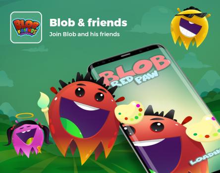 Blob & Friends: Coloring Book Game
