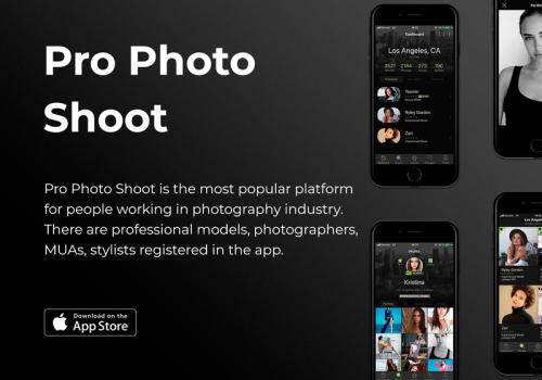 Pro Photo Shoot iOS application