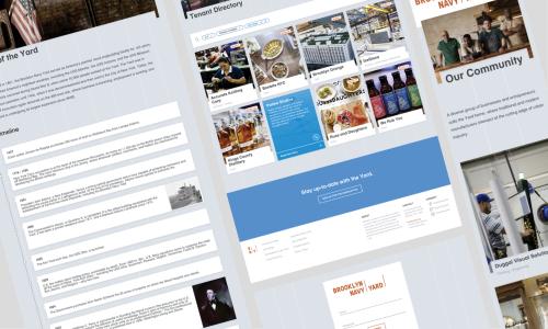 Brooklyn Navy Yard Website Redesign