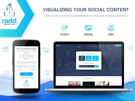 Radd Video maker website