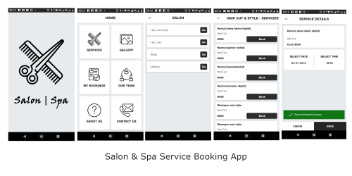 Salon & Spa  - Service Booking App