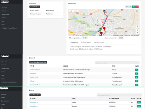 SchoolBus Management System
