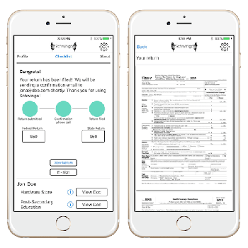 Tax filing app
