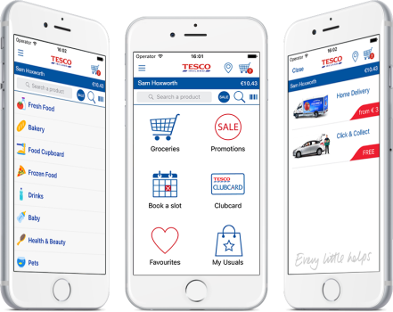 Mobile App Development for Tesco
