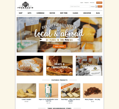 Formaggio Kitchen - a Magento E-Commerce Store