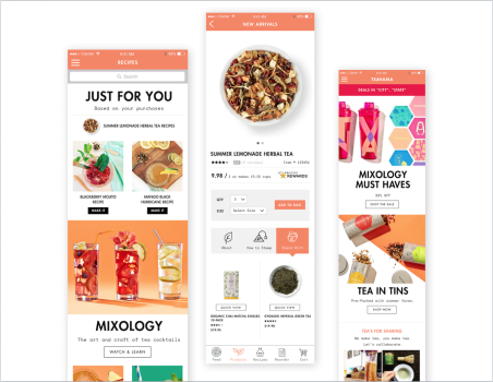 Starbucks app prototype