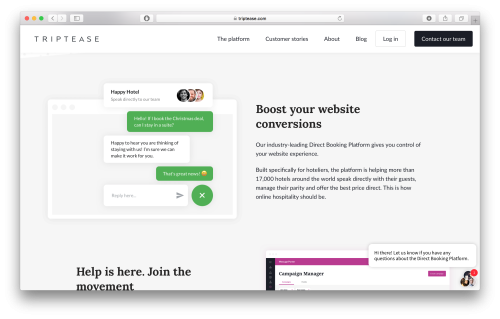 Triptease - The all-in-one solution for hotels to drive direct bookings