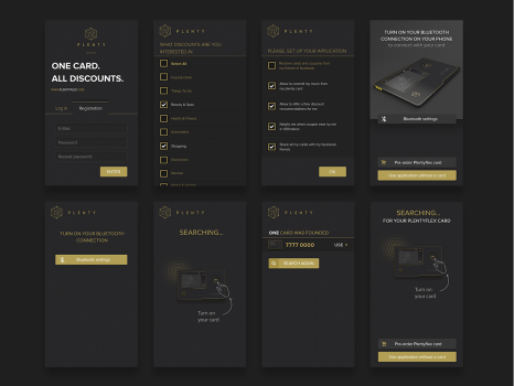 Android application for an electronic discount system