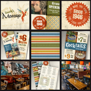 Woody's Macayo Brand Identity