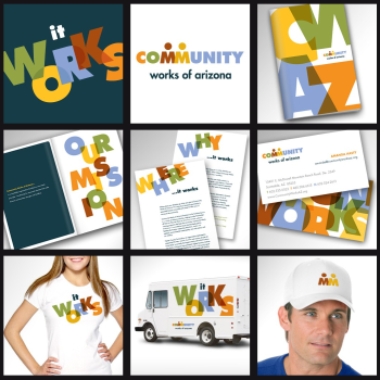 Community Works of Arizona Brand Identity