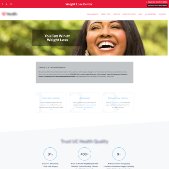 Weight Loss Patient Journey Destination Site + Automated Campaign
