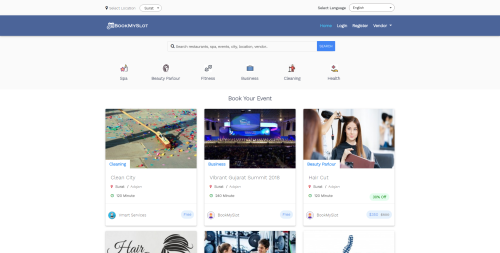 BookMySlot - Multi Vendor Appointment Booking PHP Software