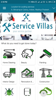 On Demand Home Based Service Booking Mobile Application