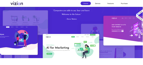 Vizion - AI Startups Responsive HTML5 Template