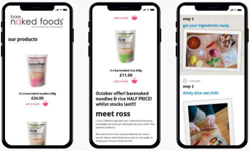 Complete website rebuild for Dragons' Den winning brand